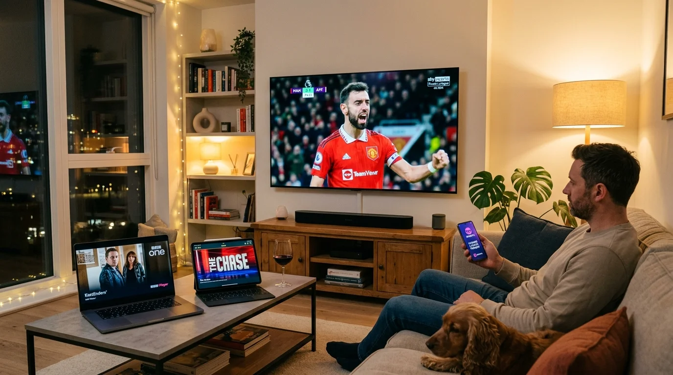 IPTV UK Elite premium streaming service — 30,000+ channels on any device in HD and 4K